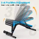 JX FITNESS Adjustable Weight Bench Incline Decline Flat Workout Bench 90 Degree Upright Home Training Sit up Gym Bench 4.webp