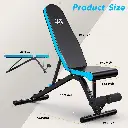 JX FITNESS Adjustable Weight Bench Incline Decline Flat Workout Bench 90 Degree Upright Home Training Sit up Gym Bench 7.webp
