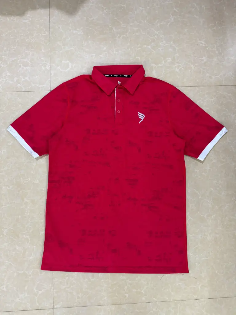 T5-6230 Tago Alpha Polo Shirt Red/W